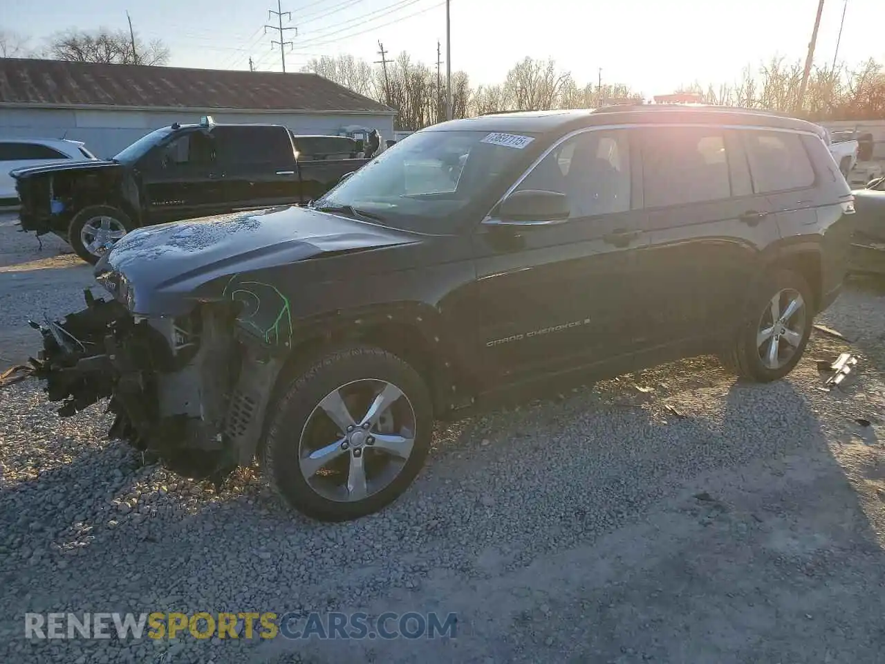 1 Photograph of a damaged car 1C4RJKBG8M8121764 JEEP GRAND CHER 2021