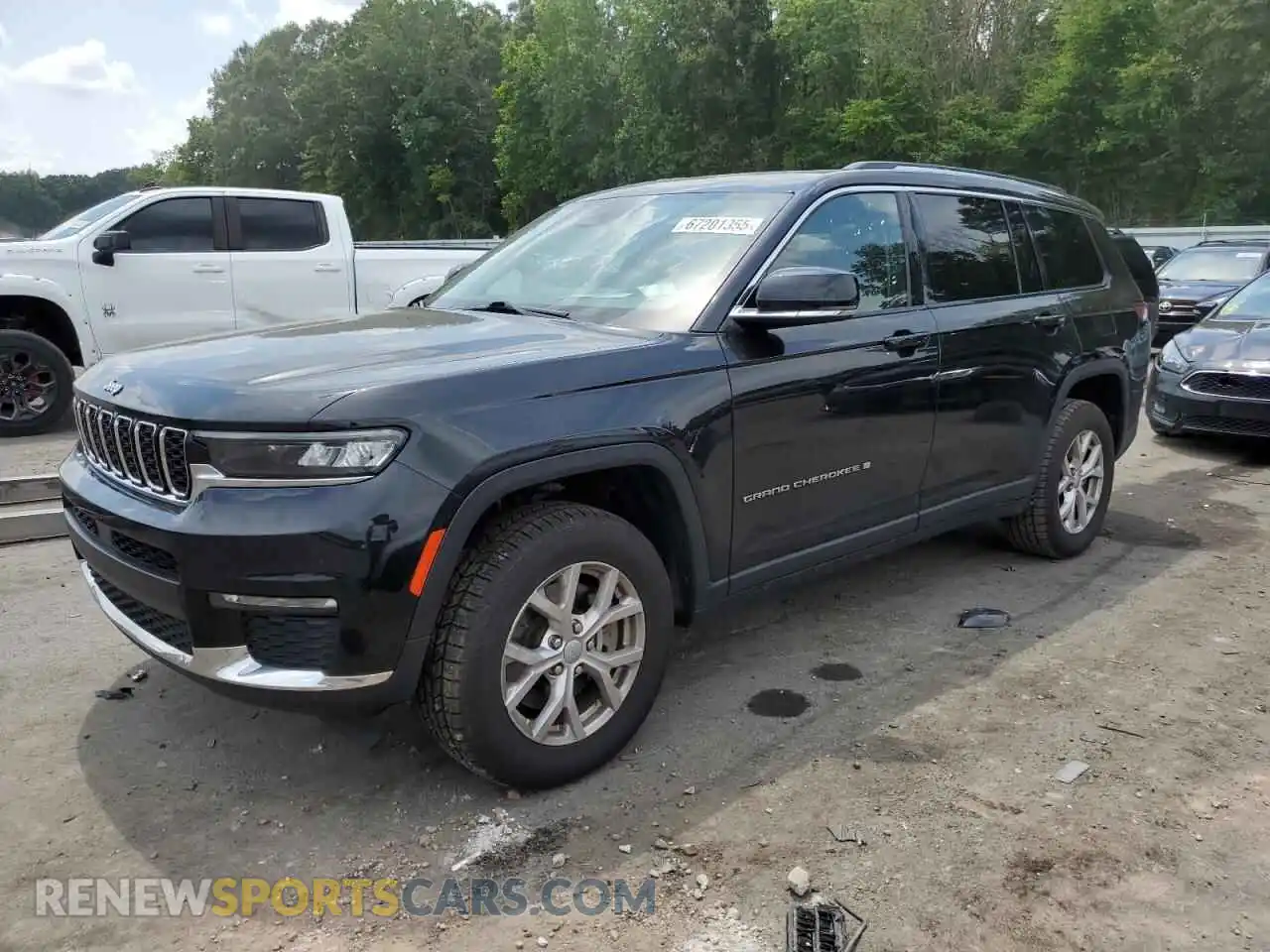 1 Photograph of a damaged car 1C4RJKBG9M8133745 JEEP GRAND CHER 2021