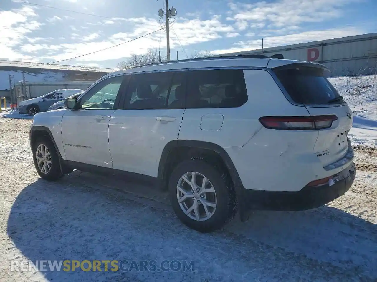 2 fotografías del automóvil dañado 1C4RJKBGXM8122429 JEEP GRAND CHER 2021