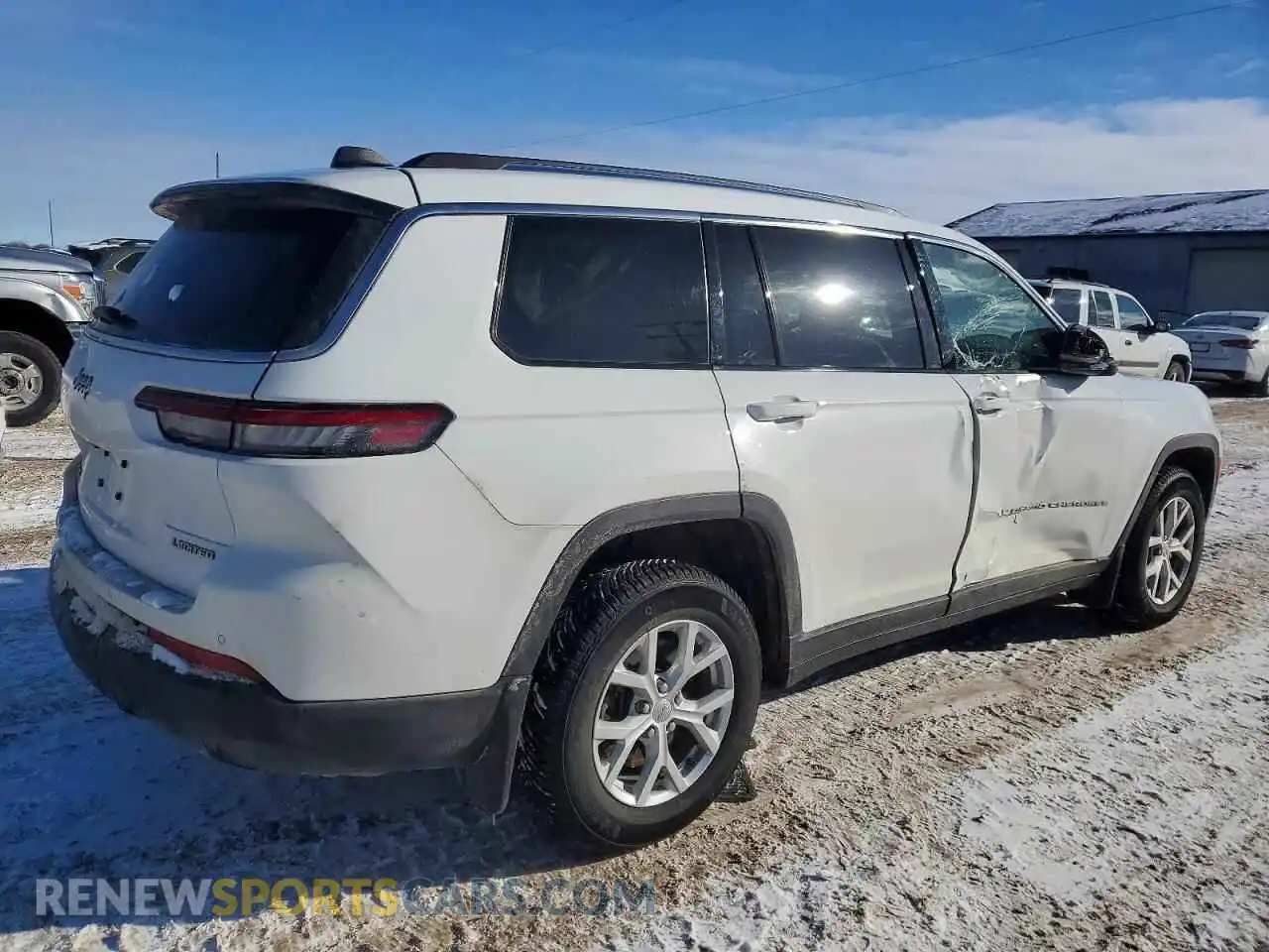 3 fotografías del automóvil dañado 1C4RJKBGXM8122429 JEEP GRAND CHER 2021