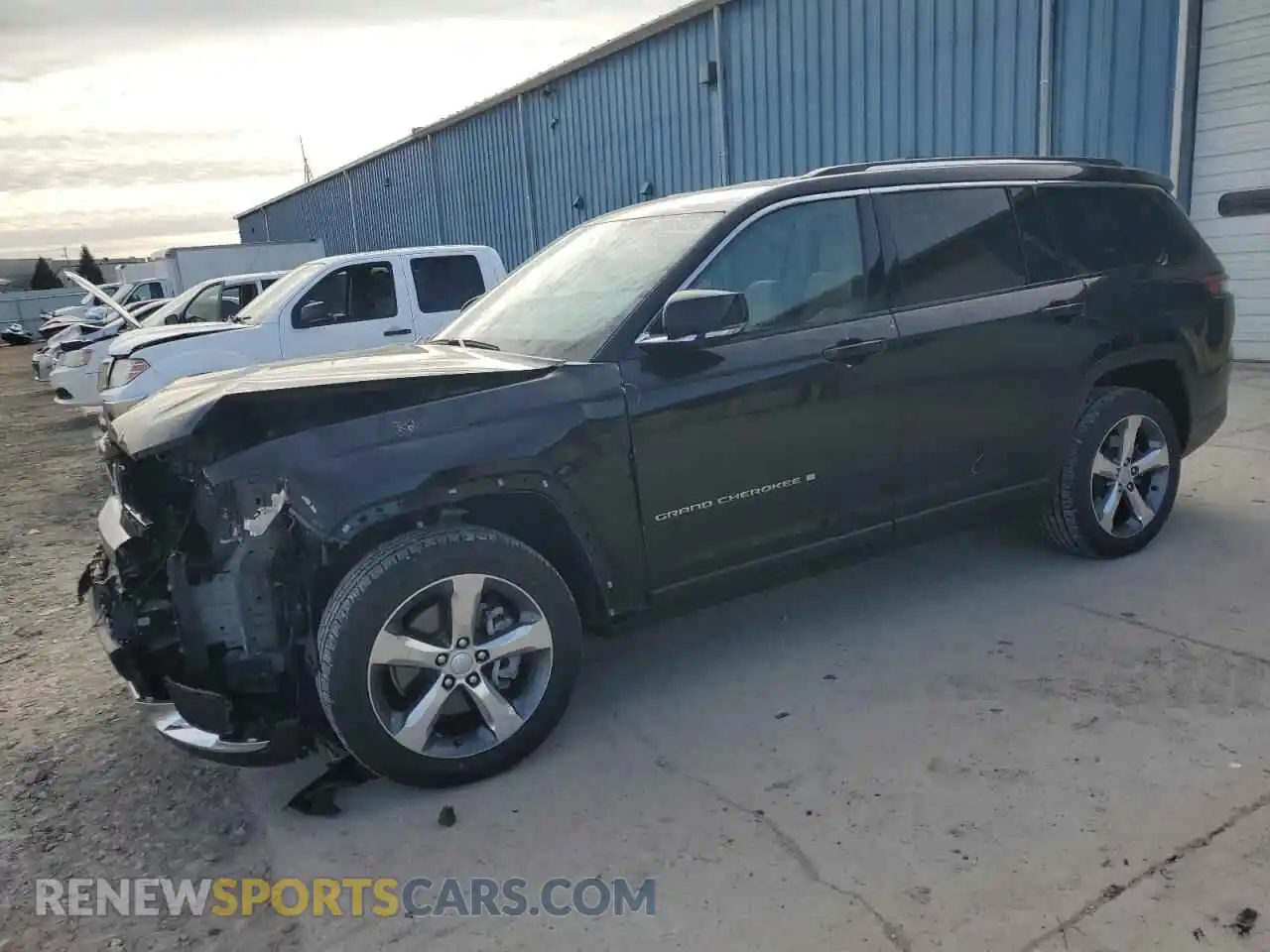 1 Photograph of a damaged car 1C4RJKBGXM8134354 JEEP GRAND CHER 2021