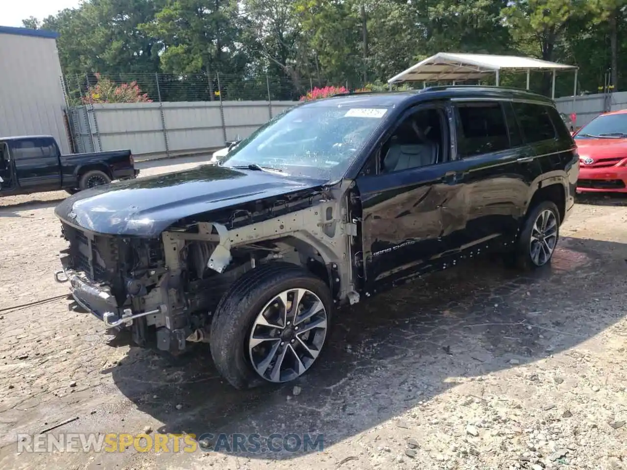 1 Photograph of a damaged car 1C4RJKDGXM8137896 JEEP GRAND CHER 2021