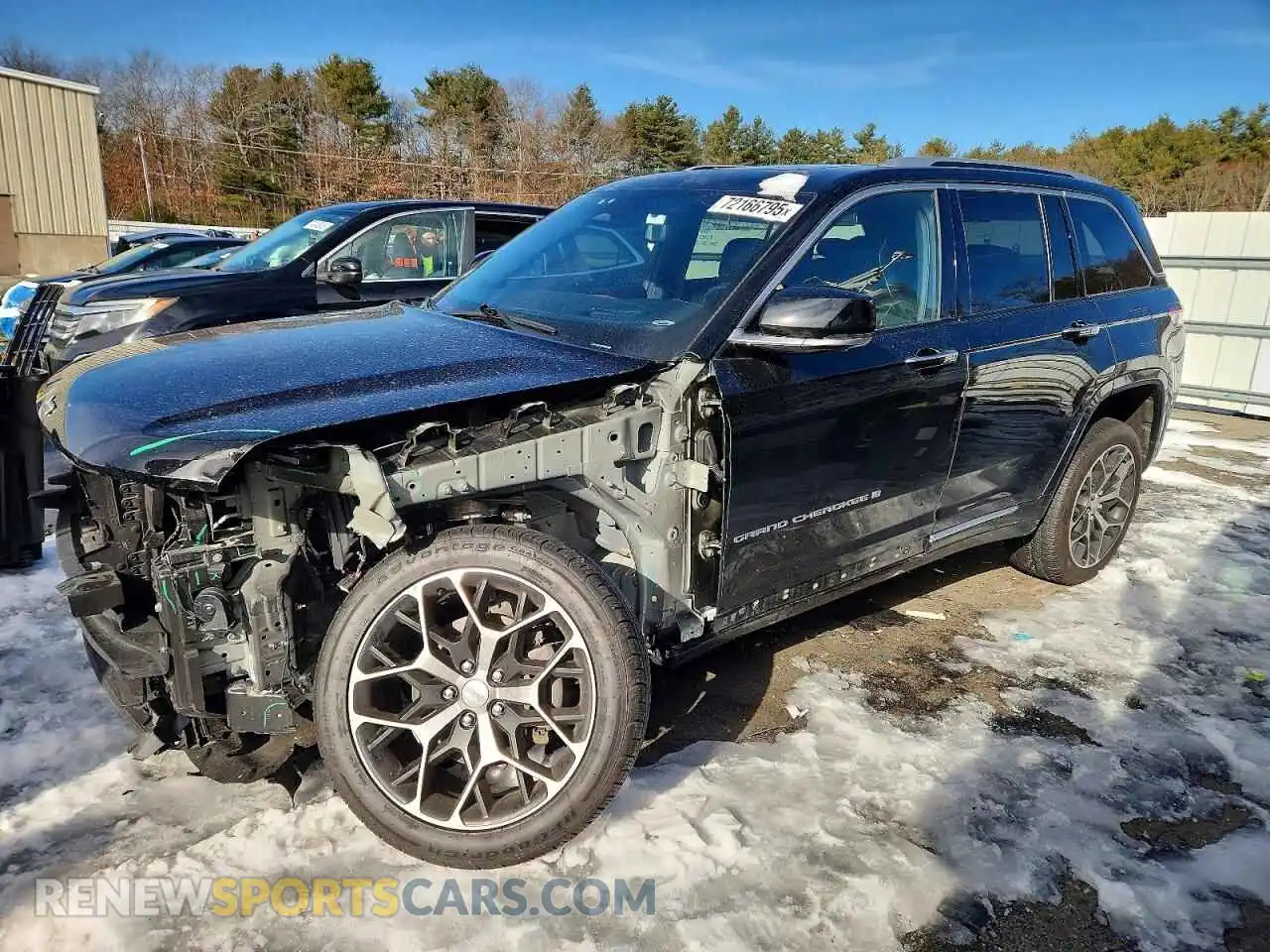 1 Photograph of a damaged car 1C4RJHET5N8549885 JEEP GRAND CHER 2022