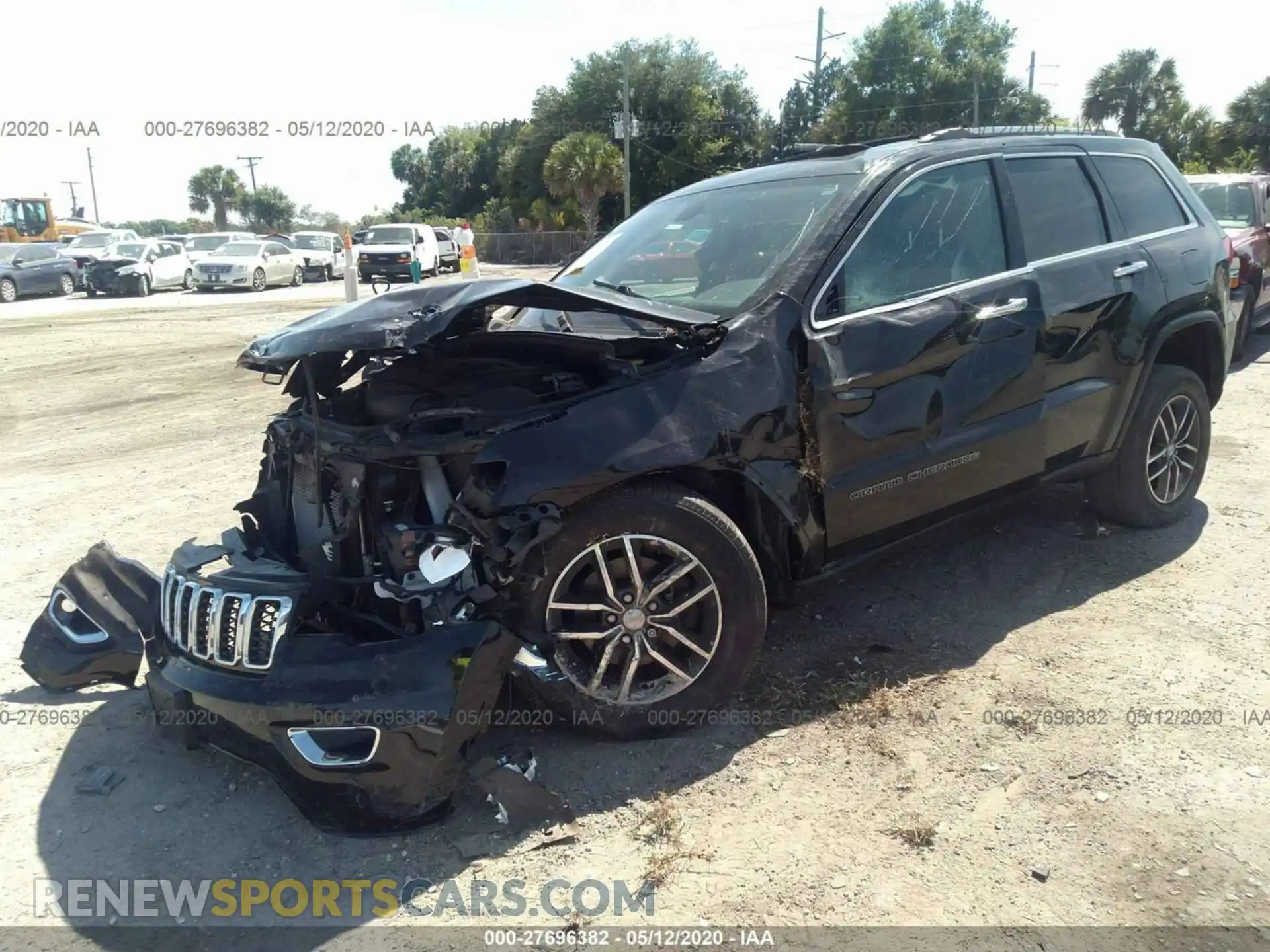 2 fotografías del automóvil dañado 1C4RJFBG1HC754262 Jeep Grand Cherokee 2017