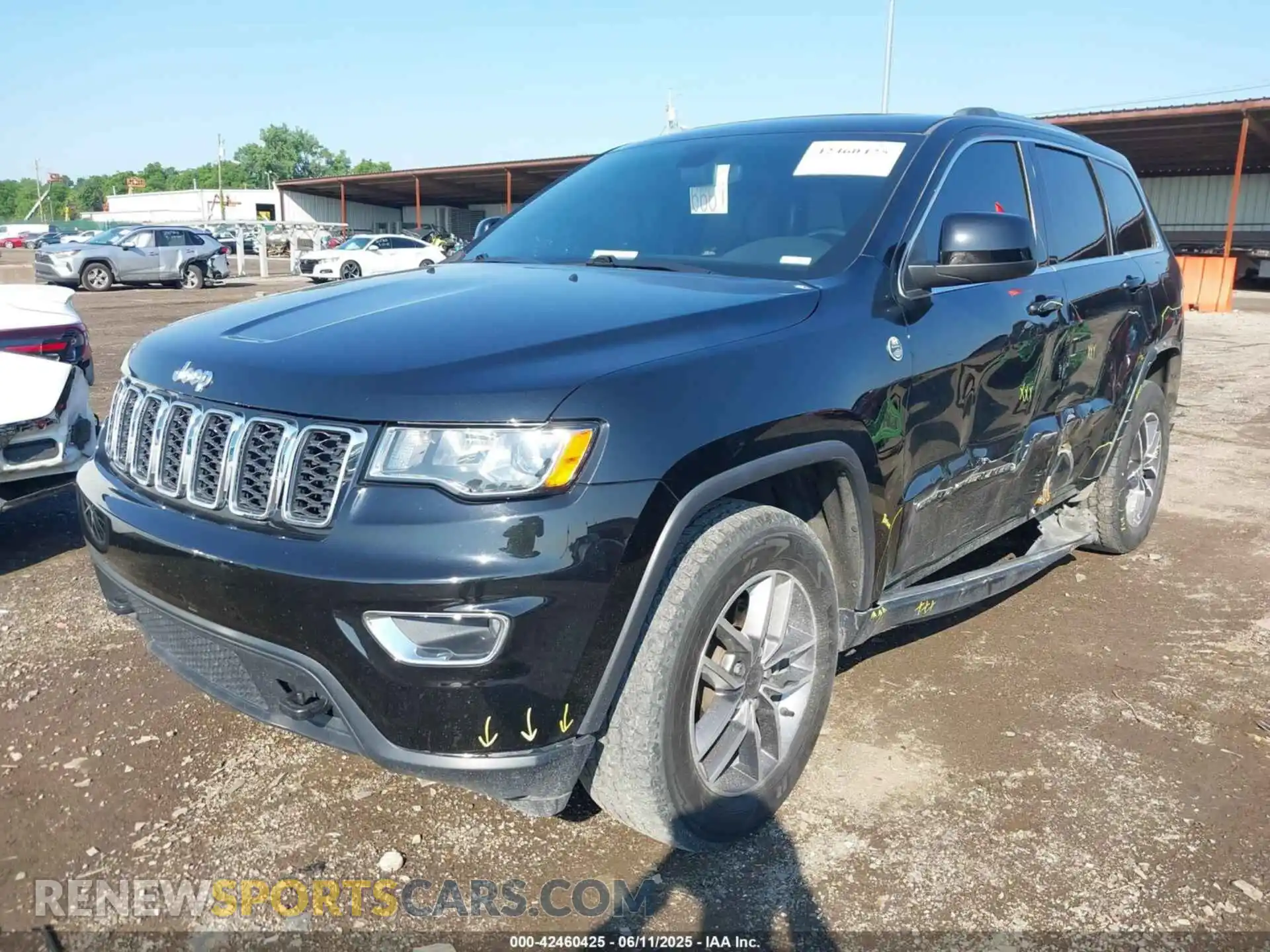 2 Photograph of a damaged car 1C4RJFAG7LC350358 JEEP GRAND CHEROKEE 2020