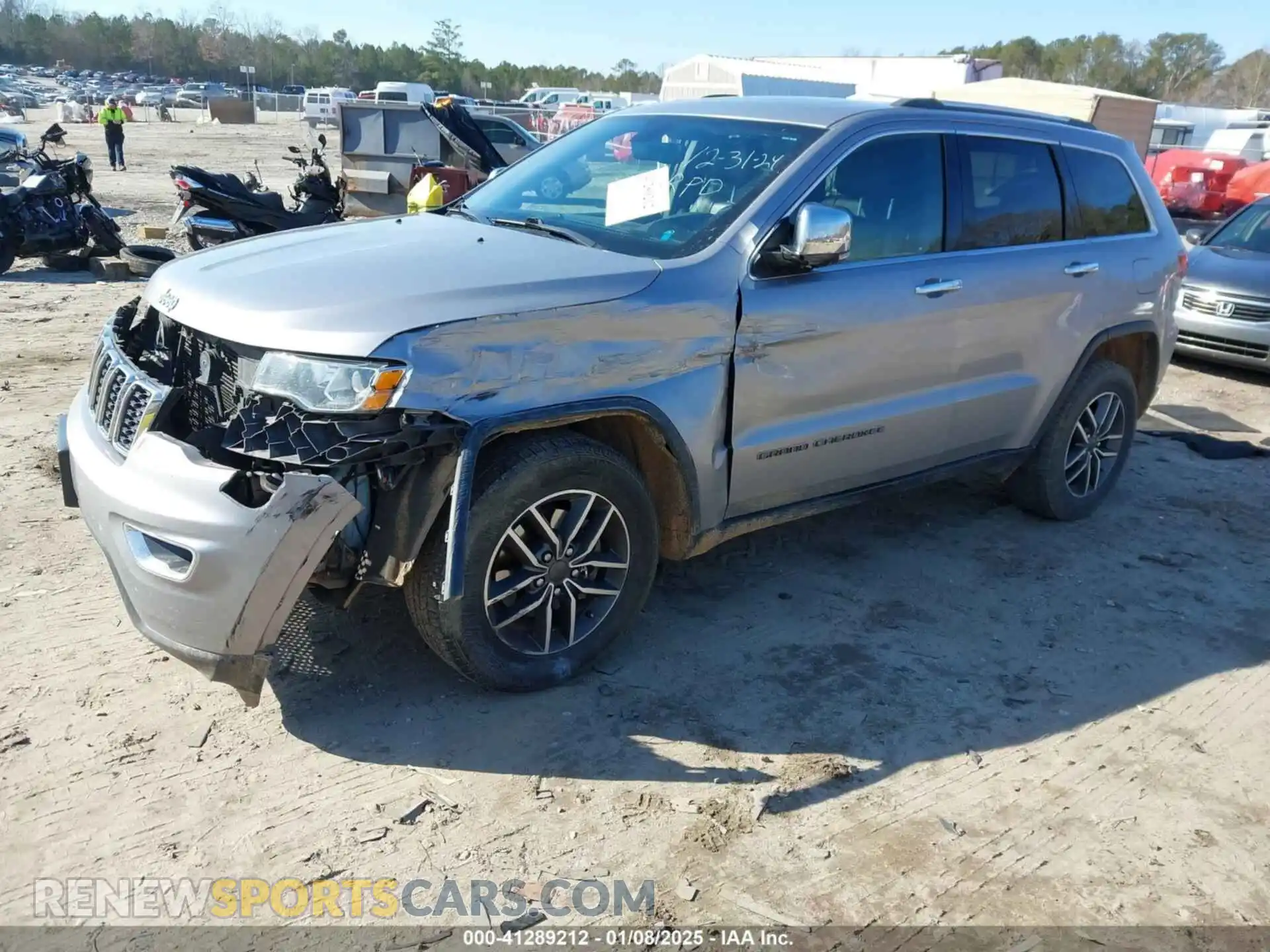 2 Photograph of a damaged car 1C4RJFBG9LC347329 JEEP GRAND CHEROKEE 2020
