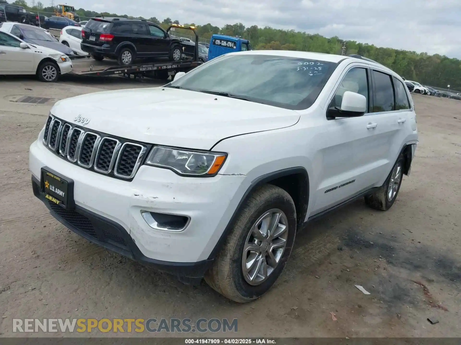 2 fotografías del automóvil dañado 1C4RJFAG2MC550002 JEEP GRAND CHEROKEE 2021
