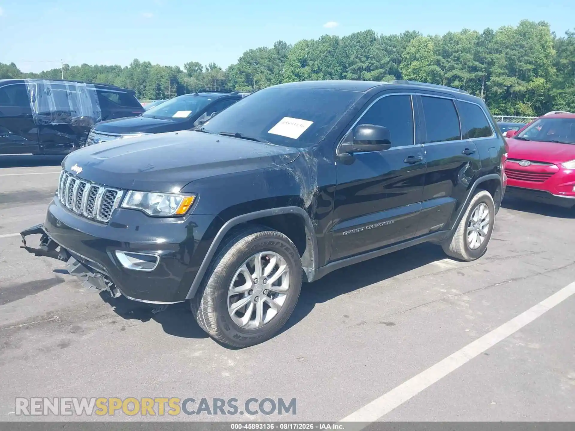 2 Photograph of a damaged car 1C4RJFAG5MC623332 JEEP GRAND CHEROKEE 2021