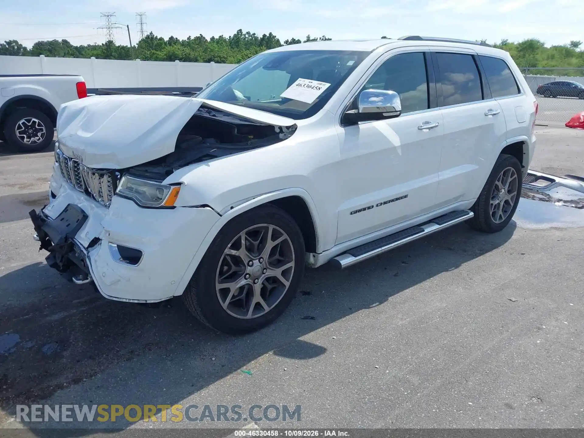 2 Photograph of a damaged car 1C4RJFCG8MC500427 JEEP GRAND CHEROKEE 2021
