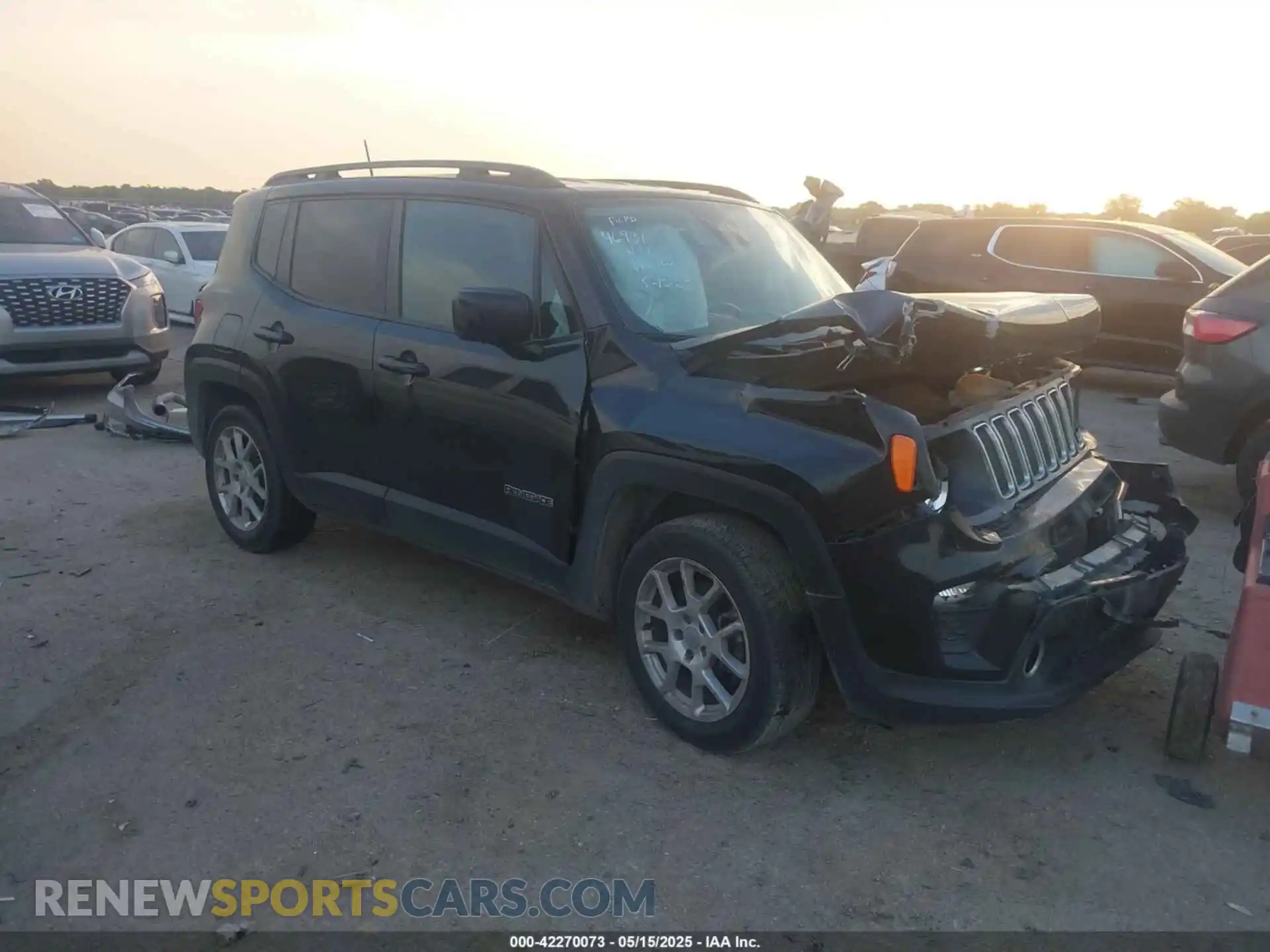 1 Photograph of a damaged car ZACNJABB0KPJ75446 JEEP RENEGADE 2019