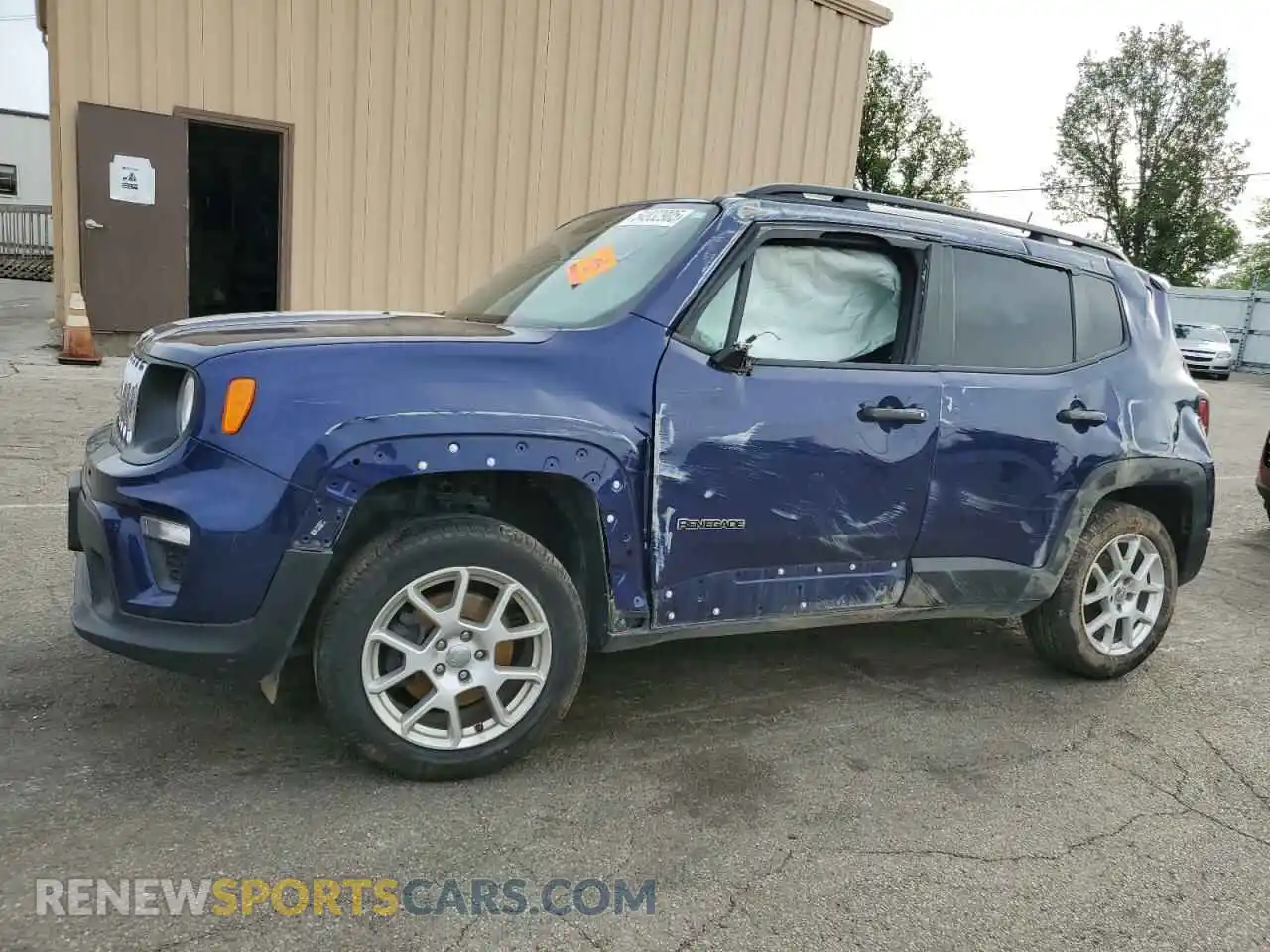 1 Photograph of a damaged car ZACNJBAB4KPK69319 JEEP RENEGADE 2019