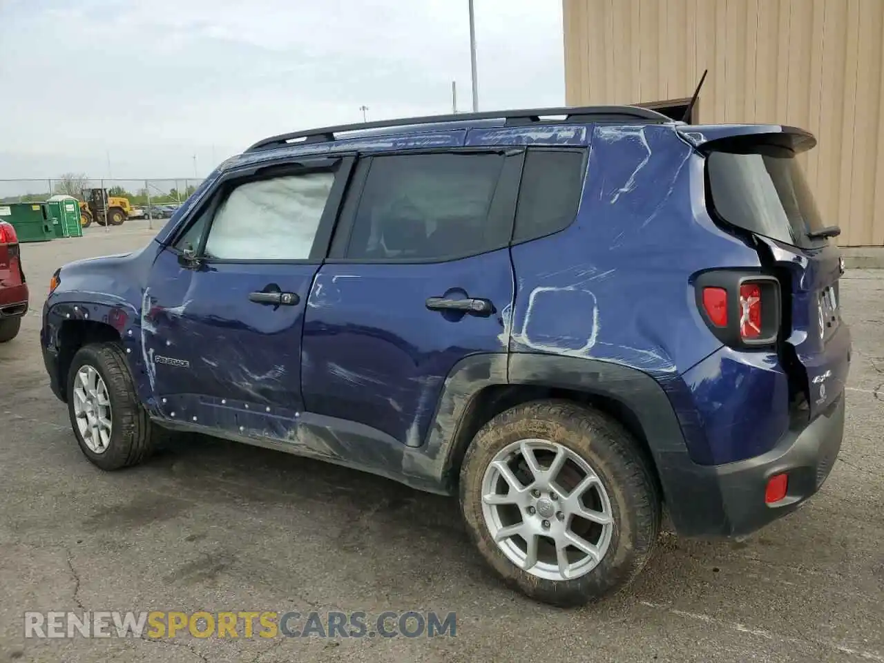 2 Photograph of a damaged car ZACNJBAB4KPK69319 JEEP RENEGADE 2019