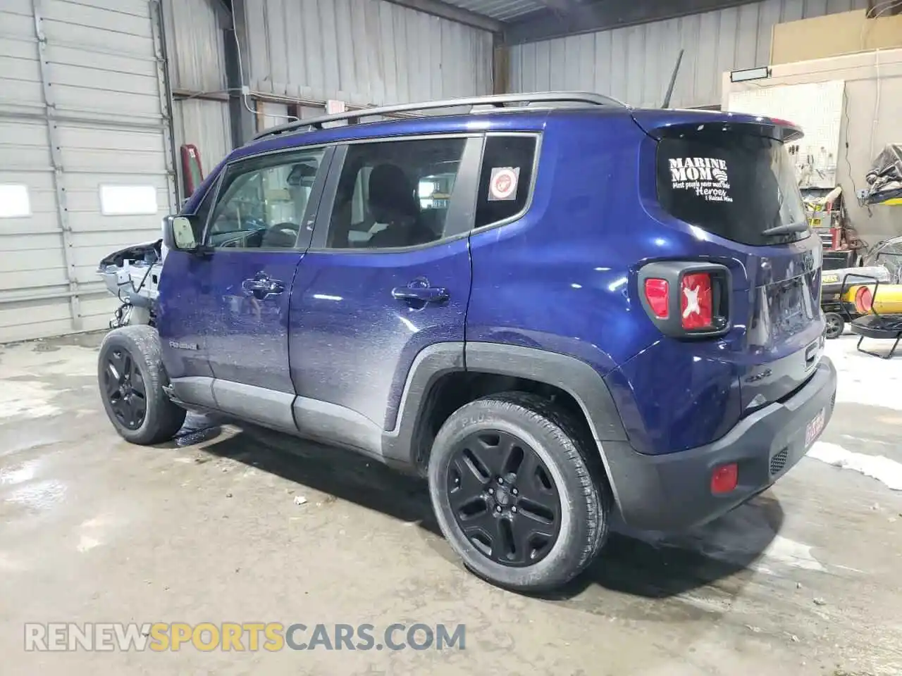 2 Photograph of a damaged car ZACNJBAB5KPK21165 JEEP RENEGADE 2019