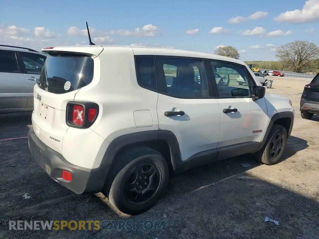3 Photograph of a damaged car ZACNJBABXKPJ76546 JEEP RENEGADE 2019