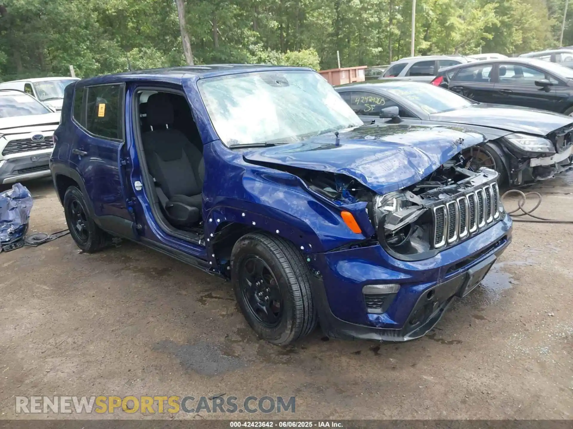 1 Photograph of a damaged car ZACNJAAB2LPL16603 JEEP RENEGADE 2020