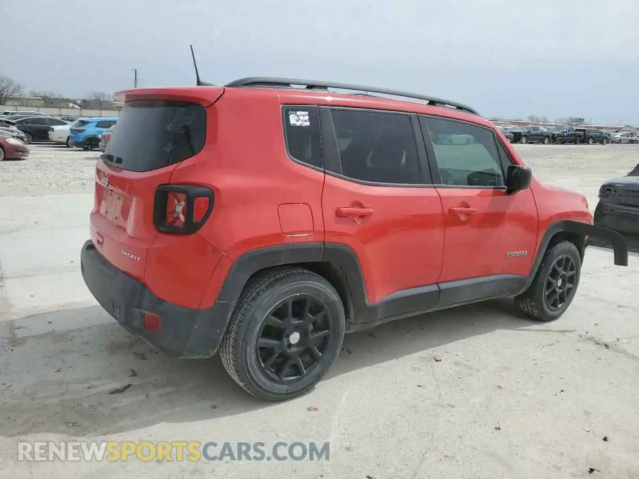 3 fotografías del automóvil dañado ZACNJAAB2LPL52923 JEEP RENEGADE 2020