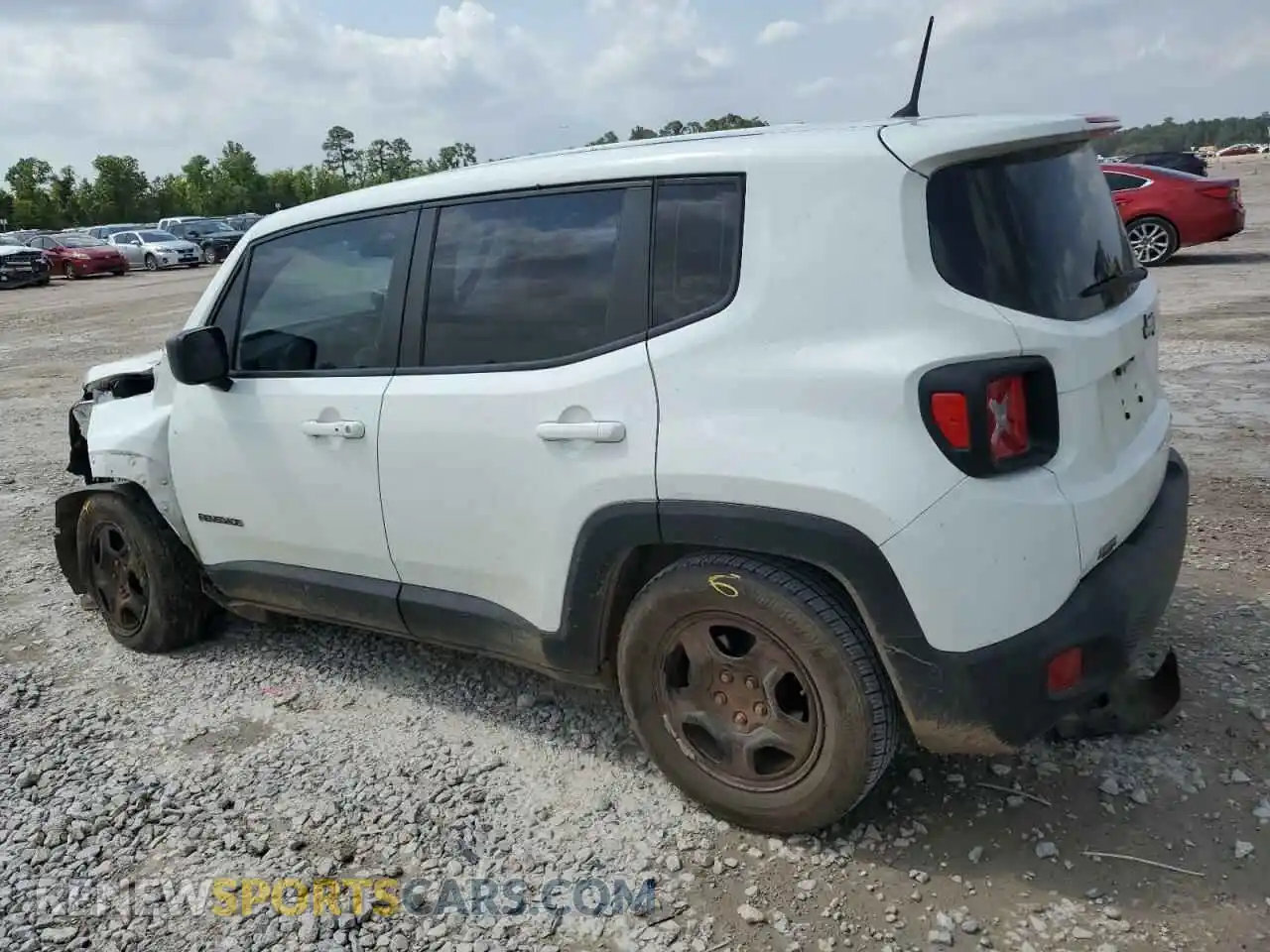 2 Photograph of a damaged car ZACNJAAB5LPL00704 JEEP RENEGADE 2020