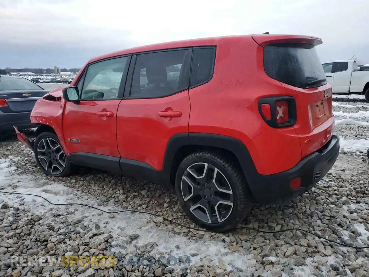 2 Photograph of a damaged car ZACNJAAB5LPL80277 JEEP RENEGADE 2020