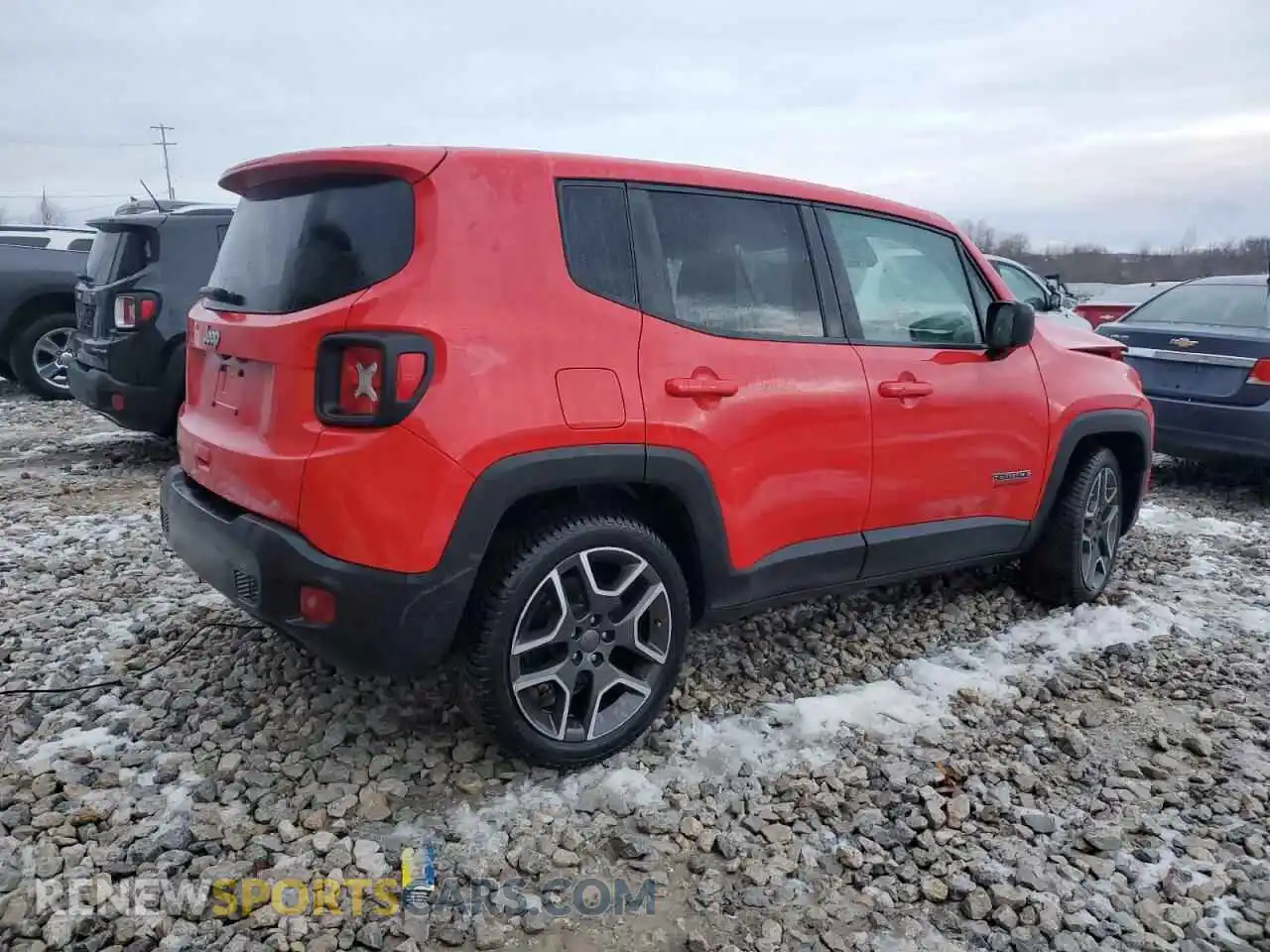 3 Photograph of a damaged car ZACNJAAB5LPL80277 JEEP RENEGADE 2020