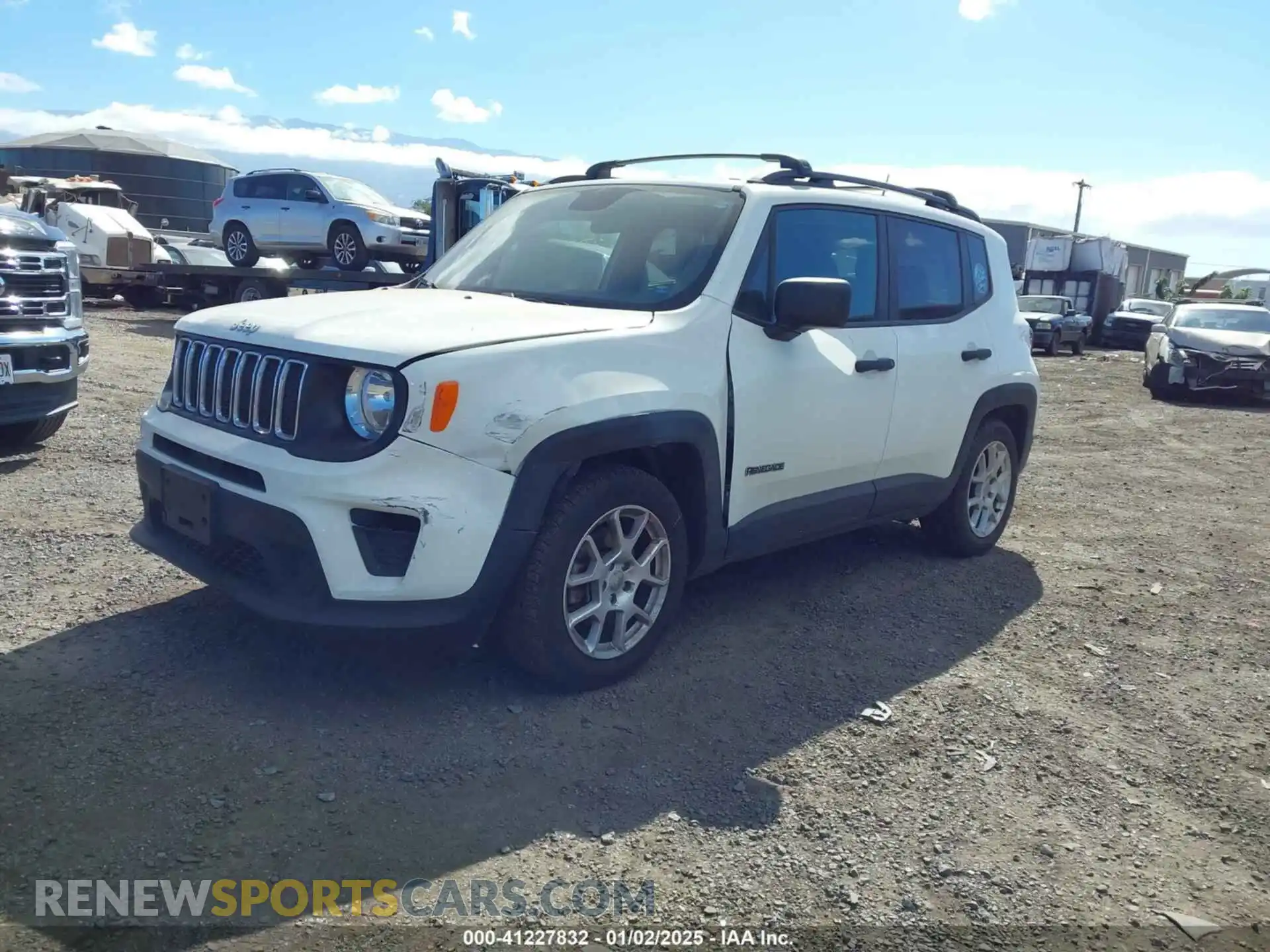2 Photograph of a damaged car ZACNJAAB7LPL12899 JEEP RENEGADE 2020