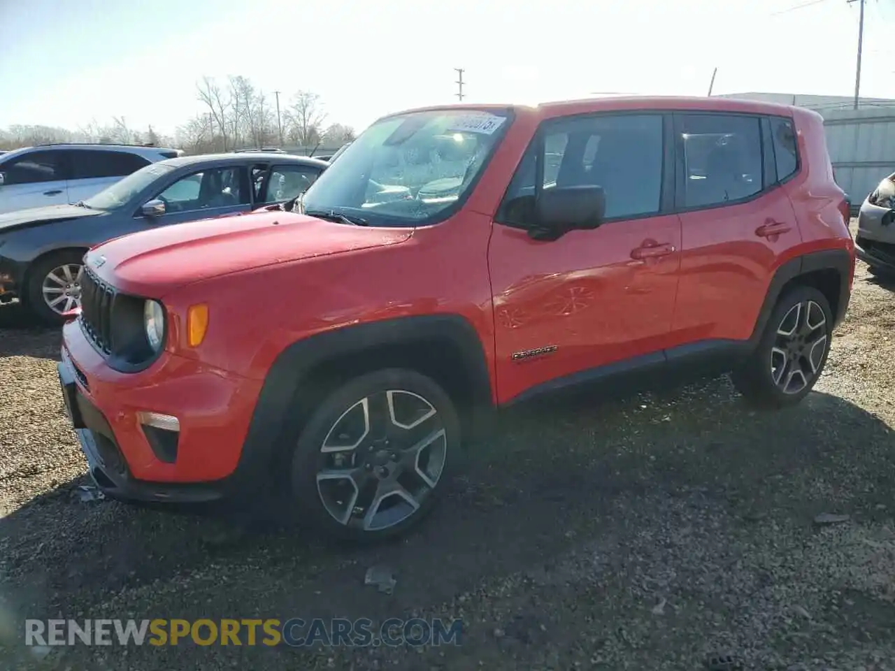 1 Photograph of a damaged car ZACNJAAB7LPL92690 JEEP RENEGADE 2020