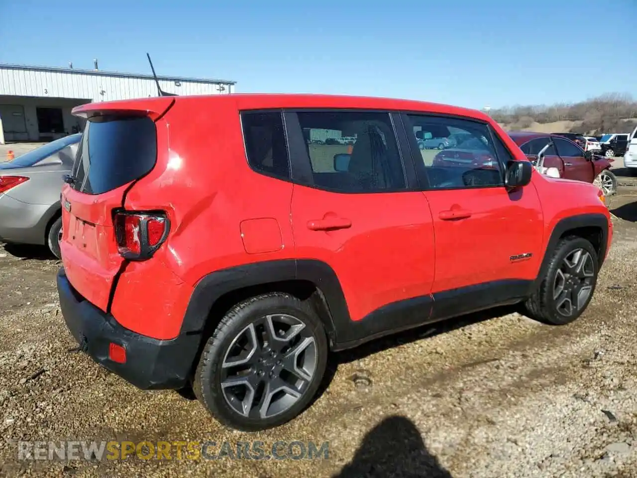 3 Photograph of a damaged car ZACNJAAB7LPL92690 JEEP RENEGADE 2020