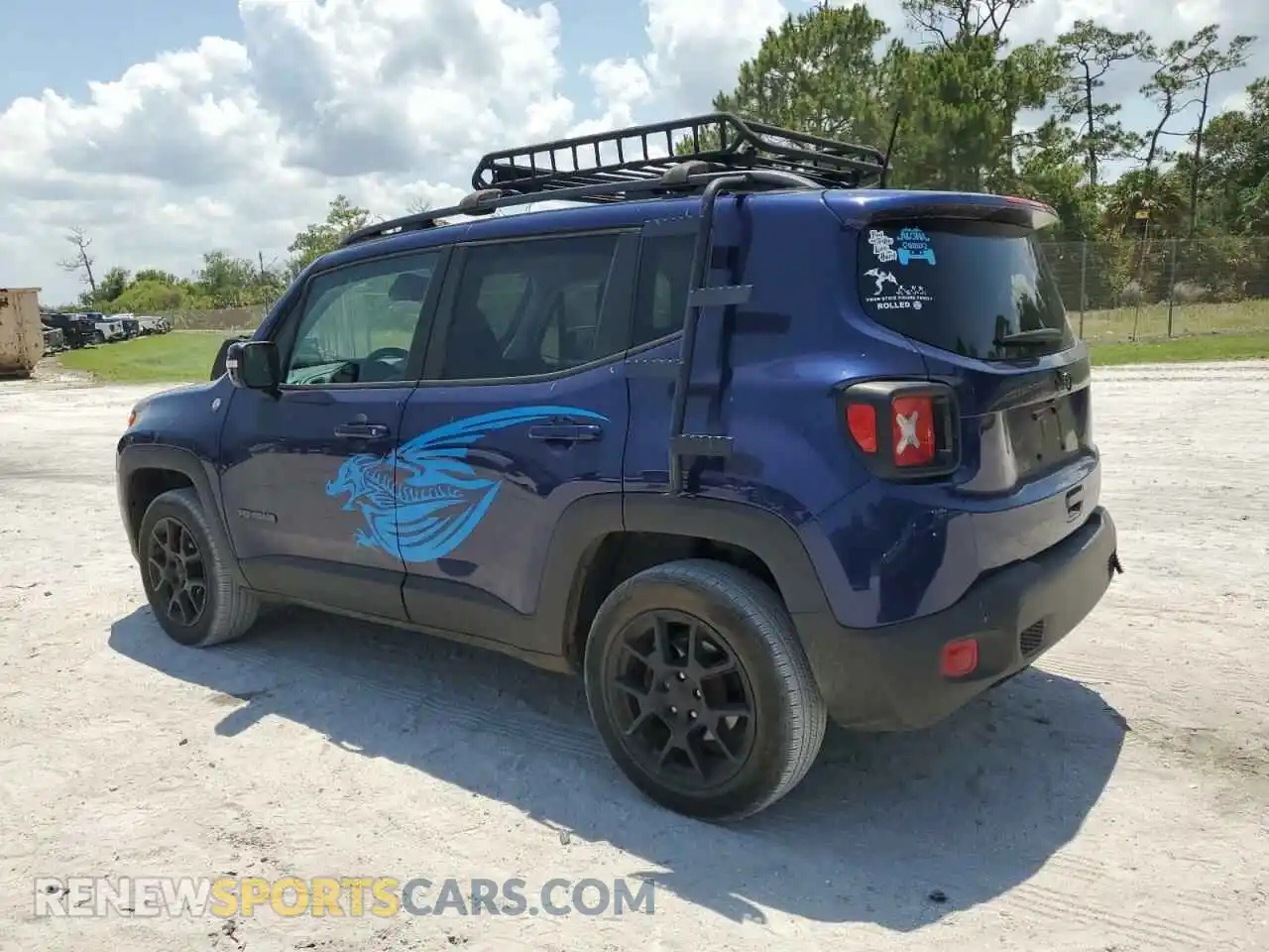 2 Photograph of a damaged car ZACNJAB17LPK95978 JEEP RENEGADE 2020