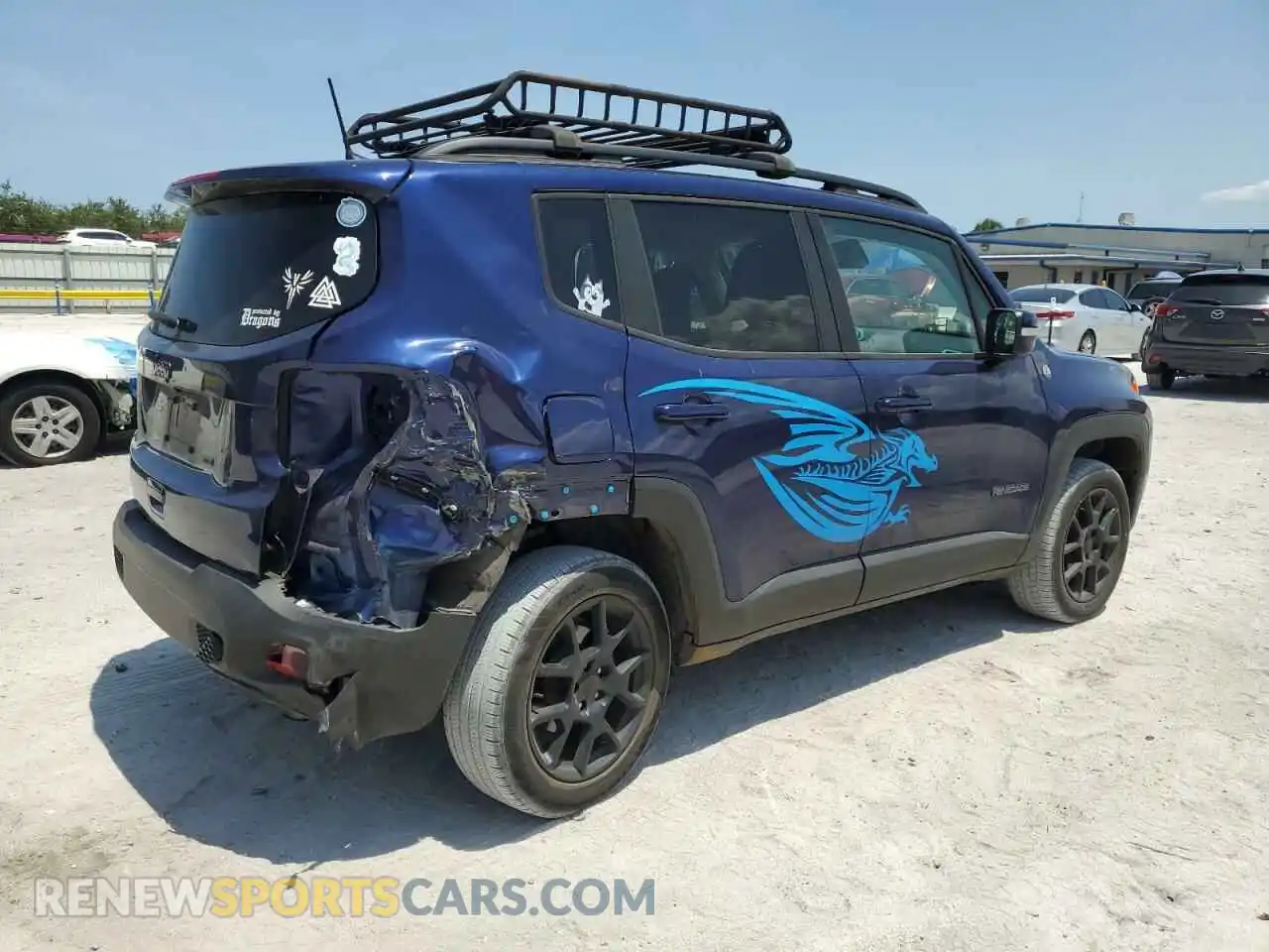 3 Photograph of a damaged car ZACNJAB17LPK95978 JEEP RENEGADE 2020