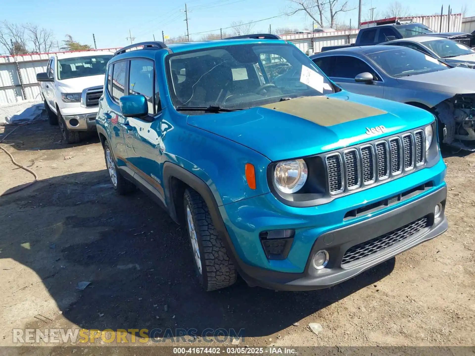 1 Photograph of a damaged car ZACNJABB0LPL85188 JEEP RENEGADE 2020