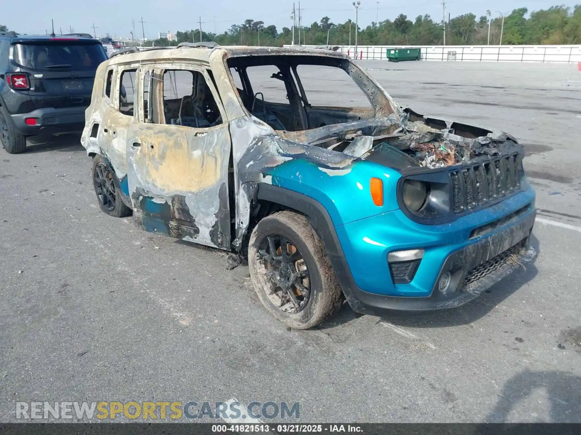 1 Photograph of a damaged car ZACNJABB2LPL83135 JEEP RENEGADE 2020