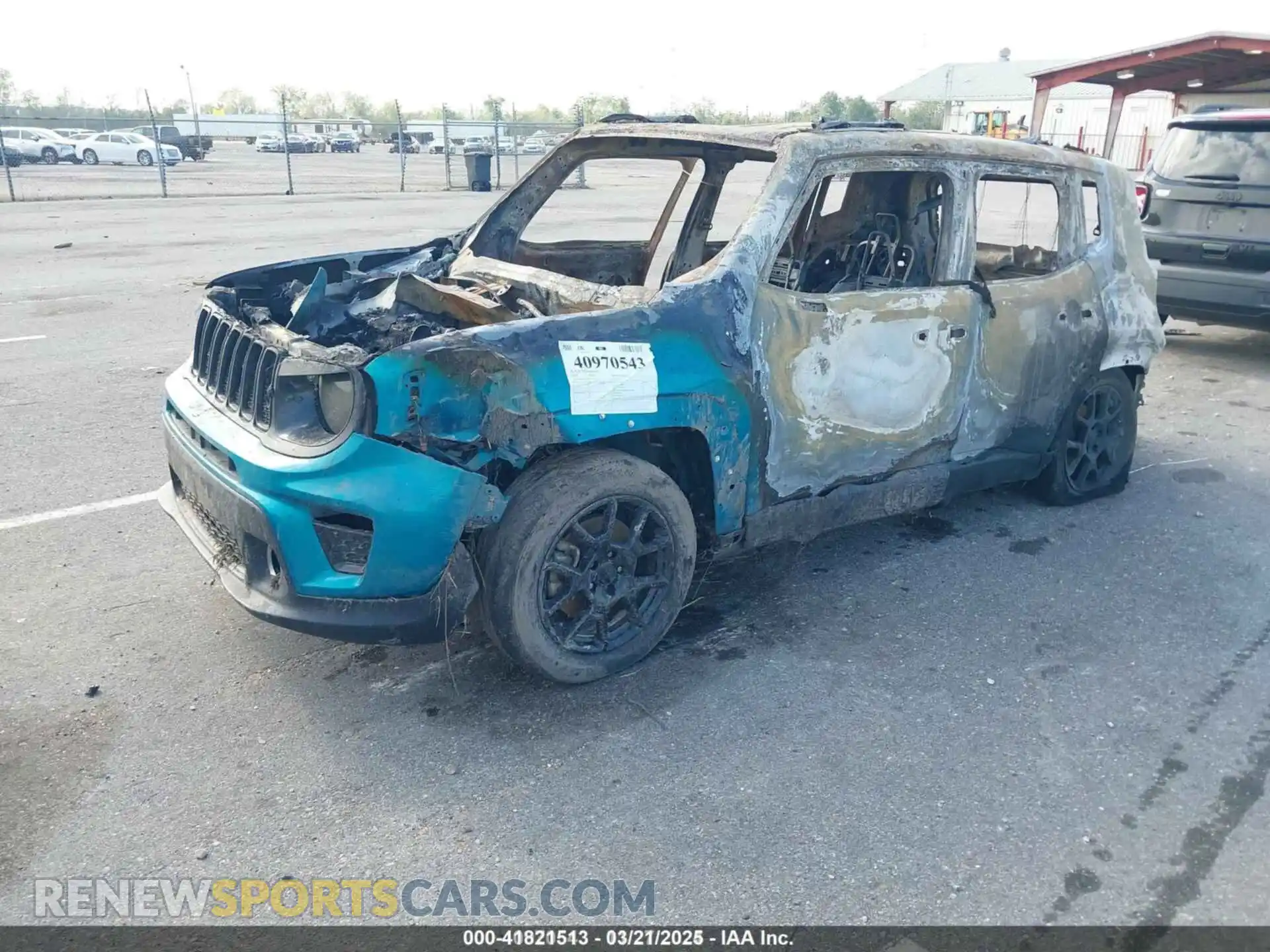 2 Photograph of a damaged car ZACNJABB2LPL83135 JEEP RENEGADE 2020