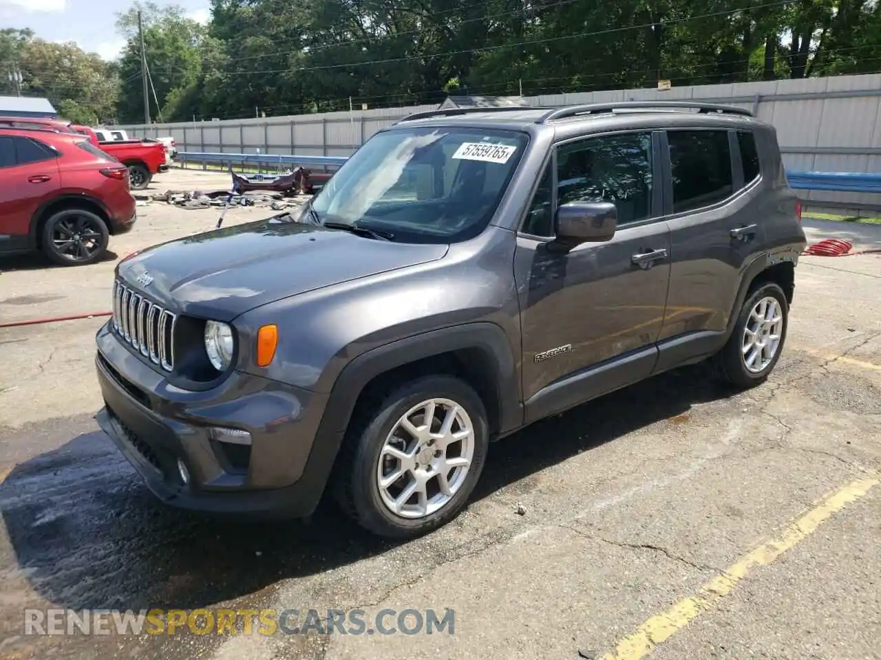 1 Photograph of a damaged car ZACNJABB2LPL86875 JEEP RENEGADE 2020