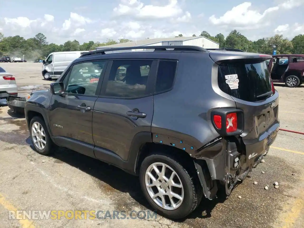 2 Photograph of a damaged car ZACNJABB2LPL86875 JEEP RENEGADE 2020