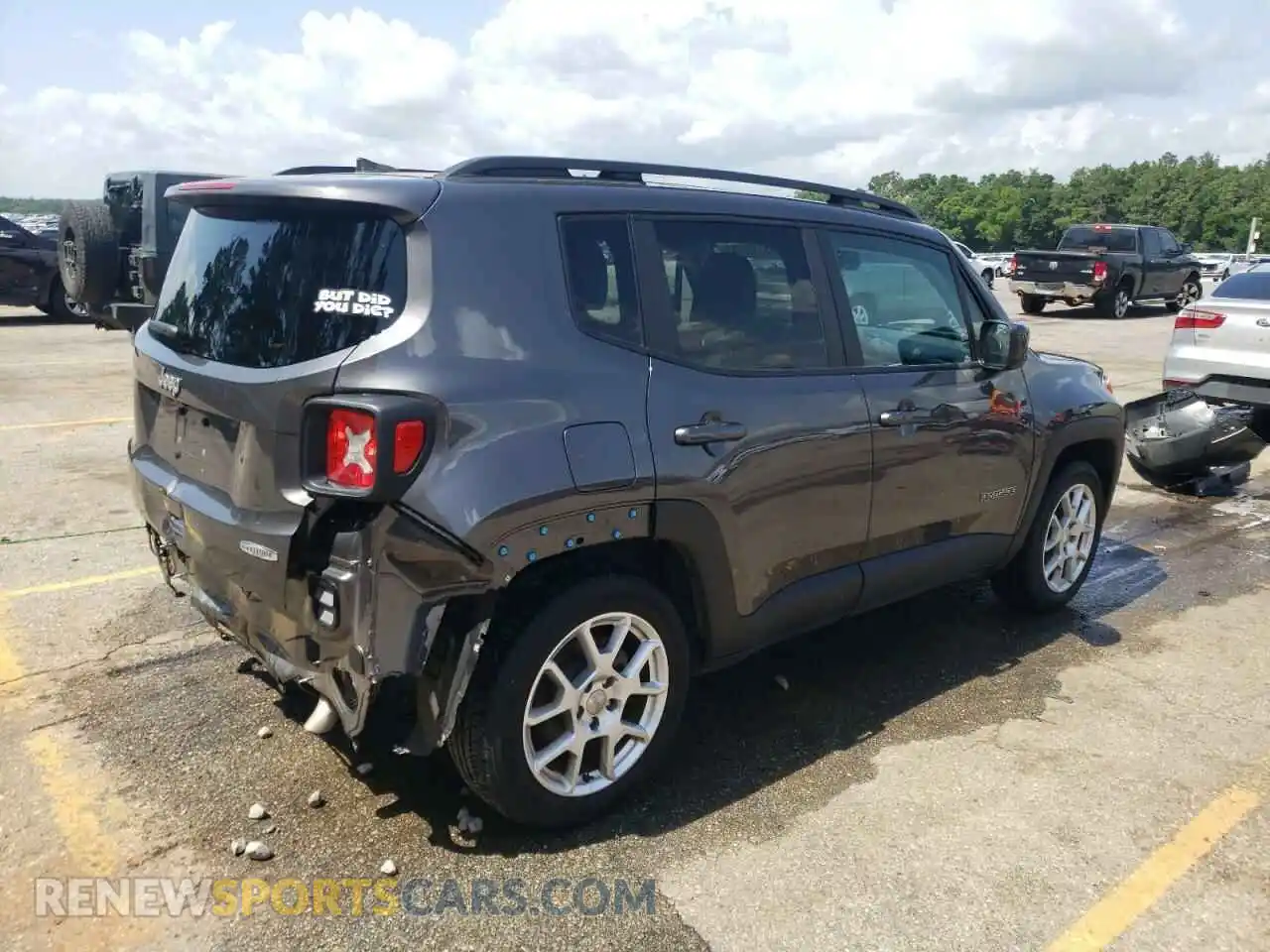 3 Photograph of a damaged car ZACNJABB2LPL86875 JEEP RENEGADE 2020
