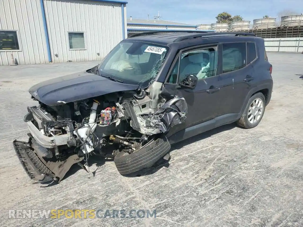 1 Photograph of a damaged car ZACNJABB4LPL33708 JEEP RENEGADE 2020