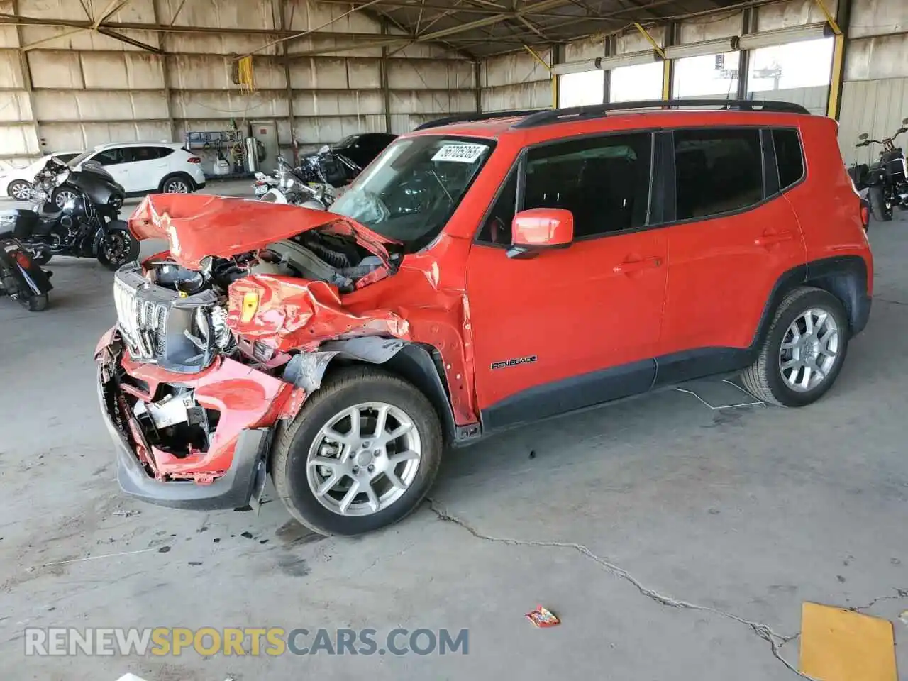 1 Photograph of a damaged car ZACNJABB4LPL42991 JEEP RENEGADE 2020
