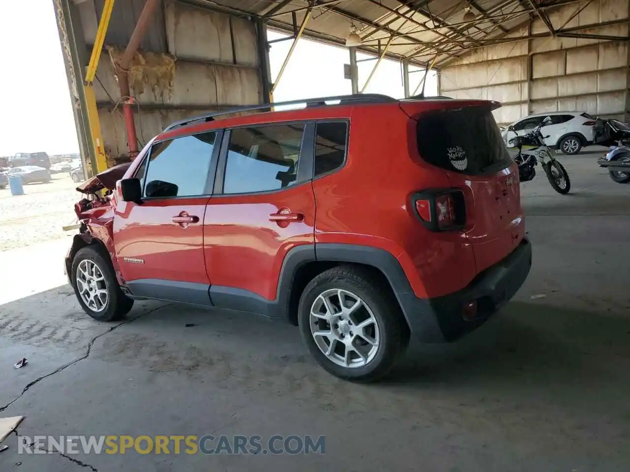 2 Photograph of a damaged car ZACNJABB4LPL42991 JEEP RENEGADE 2020