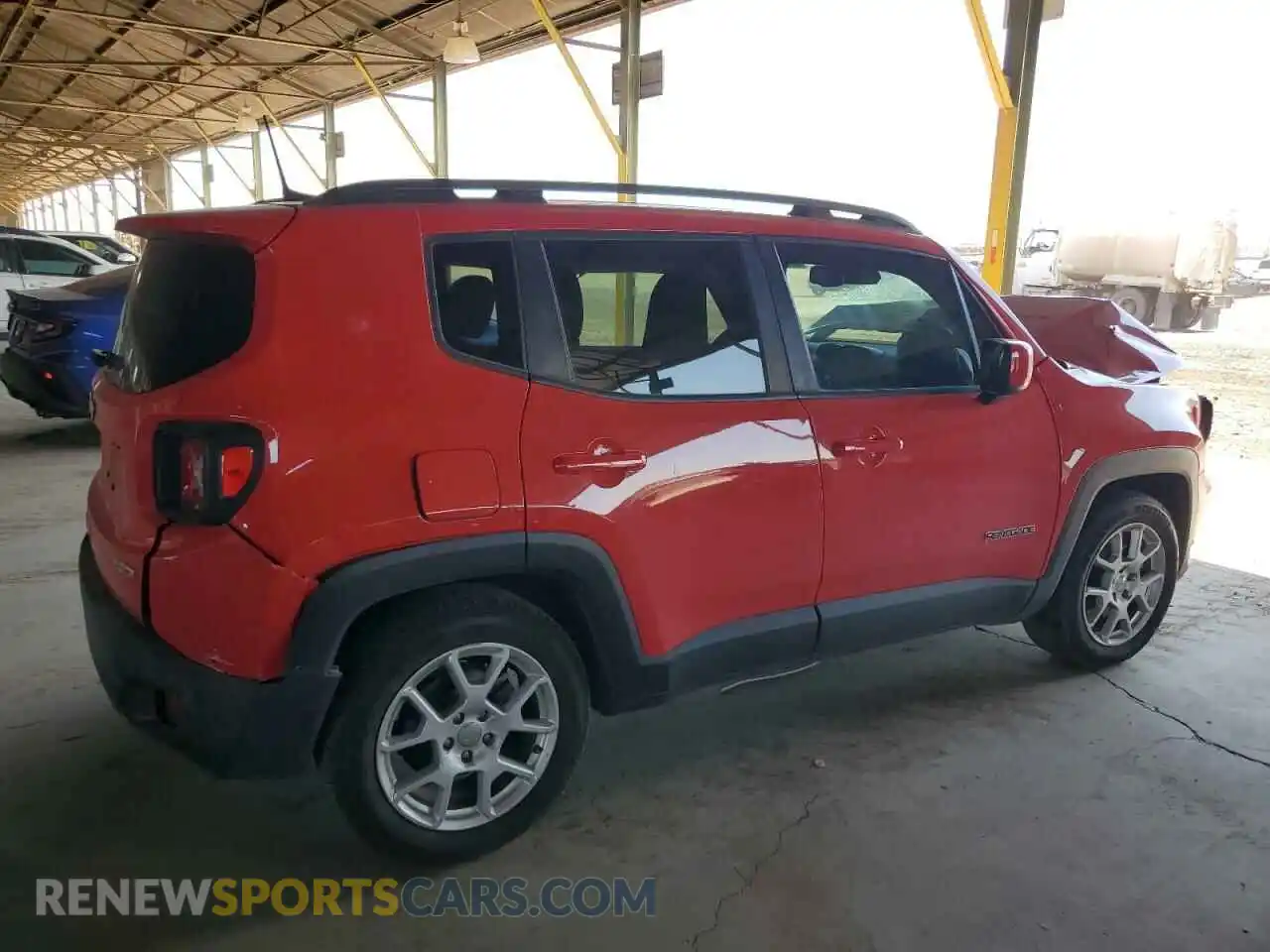 3 Photograph of a damaged car ZACNJABB4LPL42991 JEEP RENEGADE 2020