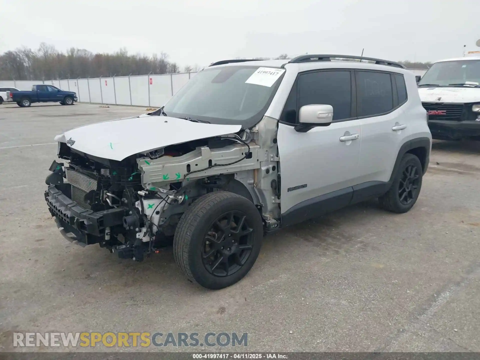 2 Photograph of a damaged car ZACNJABB5LPL18831 JEEP RENEGADE 2020