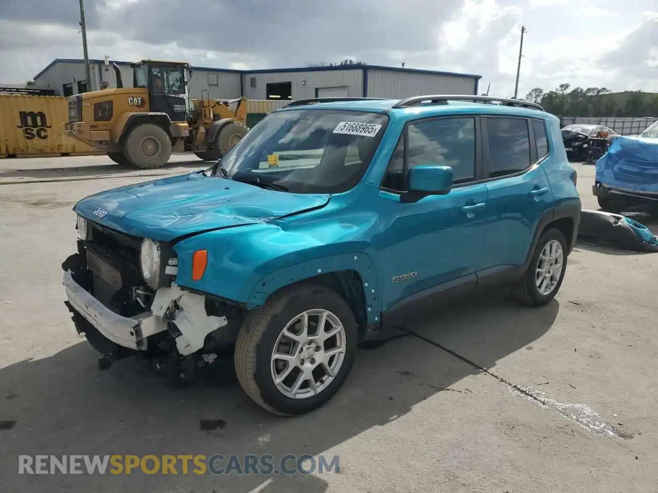 1 Photograph of a damaged car ZACNJABB5LPL68855 JEEP RENEGADE 2020