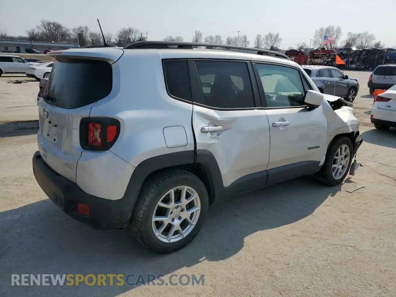 3 Фотография поврежденного автомобиля ZACNJABB6LPL18885 JEEP RENEGADE 2020