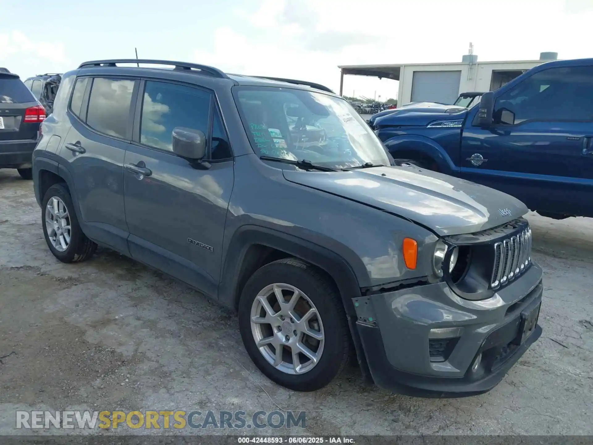 1 Photograph of a damaged car ZACNJABB6LPL85065 JEEP RENEGADE 2020
