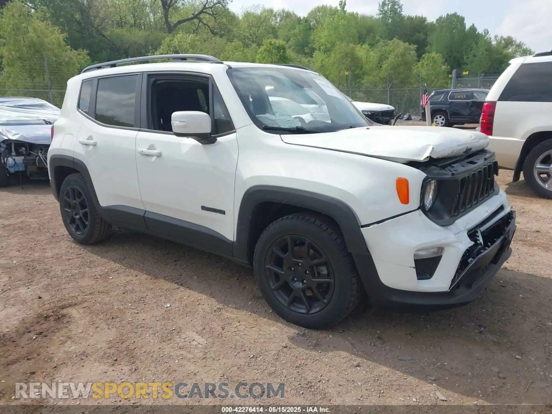 1 Photograph of a damaged car ZACNJABB7LPL02453 JEEP RENEGADE 2020