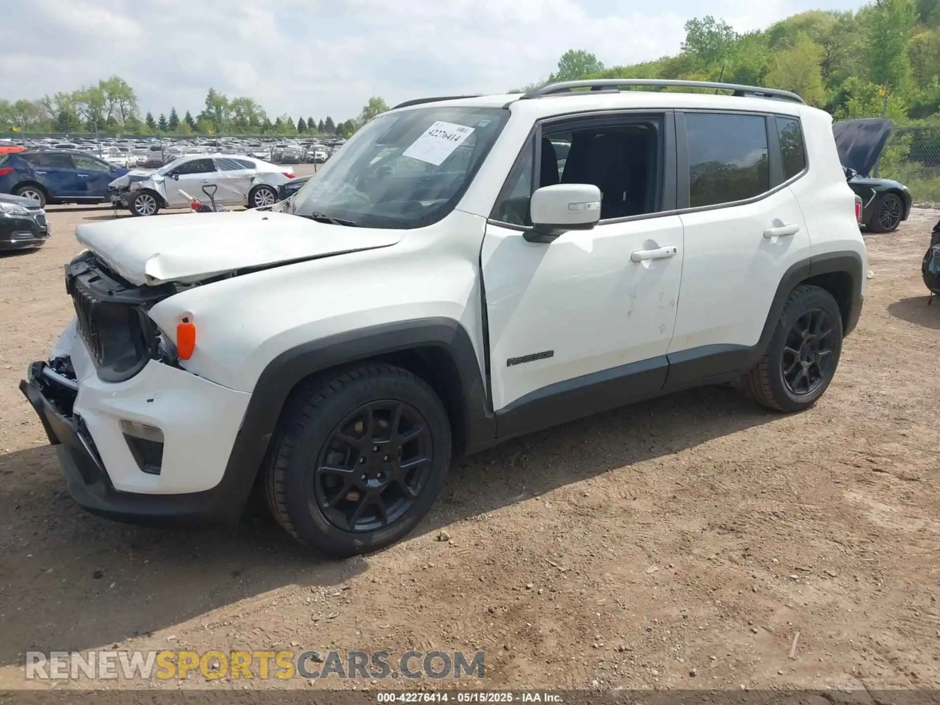 2 Photograph of a damaged car ZACNJABB7LPL02453 JEEP RENEGADE 2020