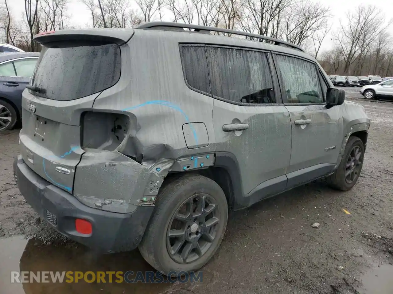 3 Photograph of a damaged car ZACNJABB7LPL35758 JEEP RENEGADE 2020