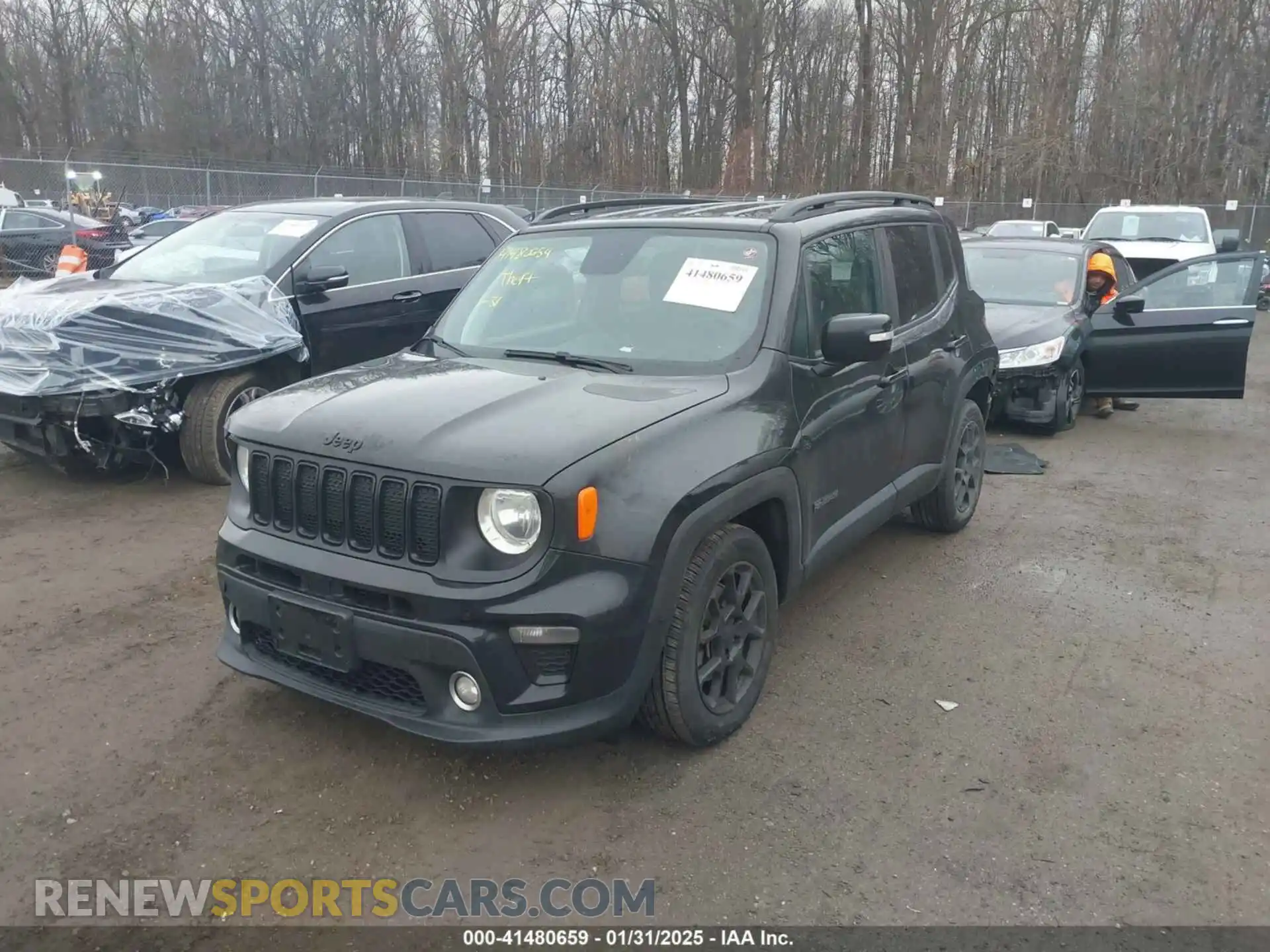 2 Photograph of a damaged car ZACNJABB8LPL53847 JEEP RENEGADE 2020