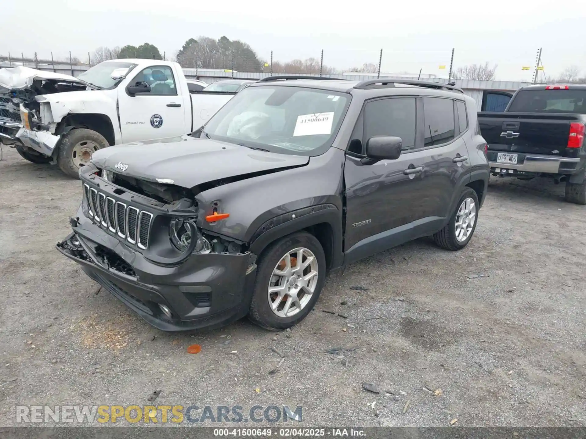 2 Photograph of a damaged car ZACNJABBXLPK94526 JEEP RENEGADE 2020