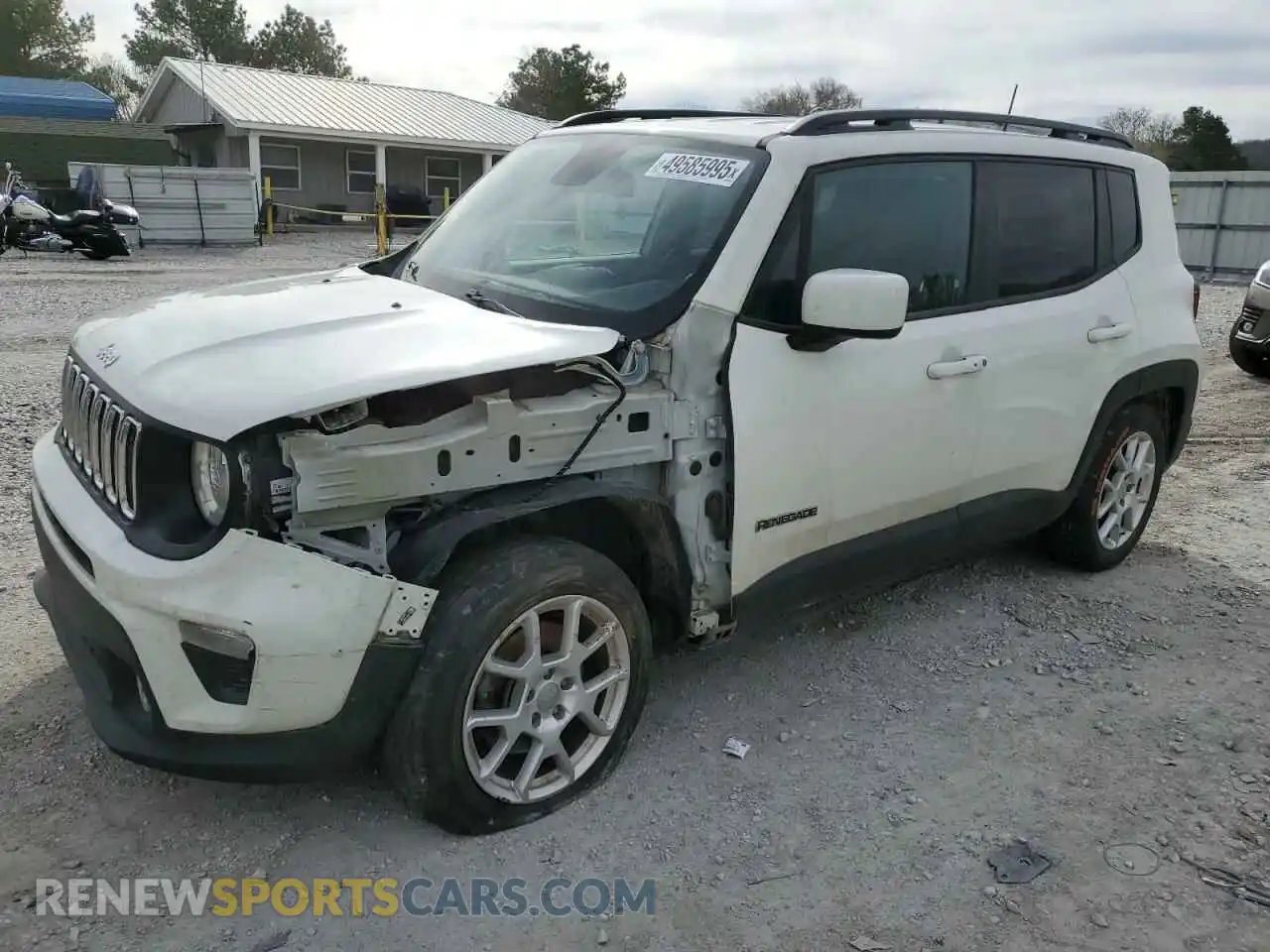1 Photograph of a damaged car ZACNJABBXLPL94013 JEEP RENEGADE 2020