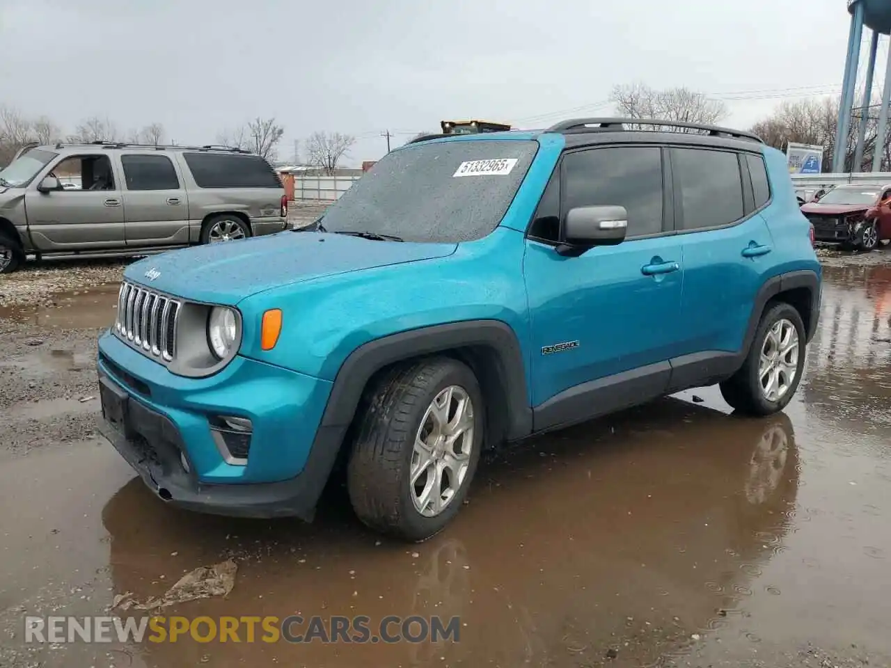 1 Photograph of a damaged car ZACNJAD13LPL76389 JEEP RENEGADE 2020