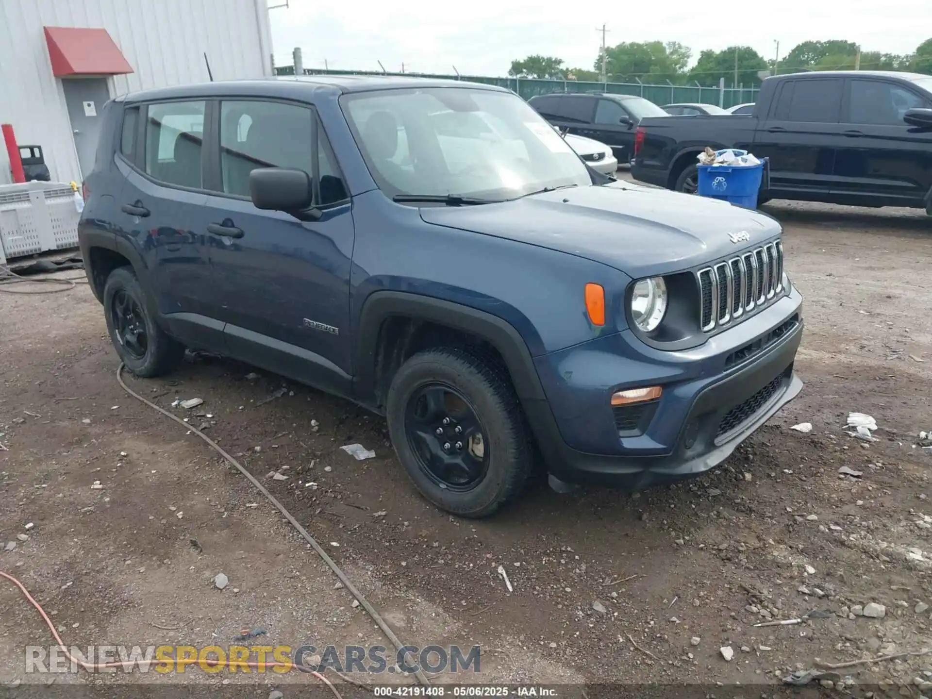 1 Photograph of a damaged car ZACNJBAB0LPL32160 JEEP RENEGADE 2020